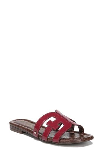 Women's Sam Edelman Bay Cutout Slide Sandal M - Red