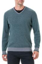Men's Rodd & Gunn Clark Valley Wool Sweater, Size - Green
