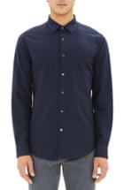 Men's Theory Murrary Ice Trim Fit Sport Shirt - Blue