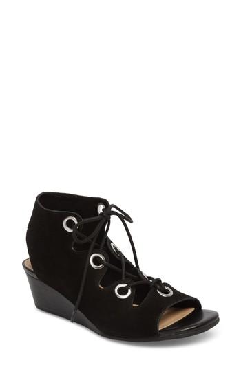 Women's Bella Vita Ingrid Lace-up Sandal N - Black