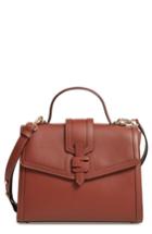 Serapian Milano Medium 1972 Top Handle Leather Satchel - Brown