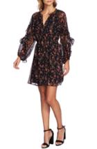Women's Cece Bohemian Garden Ruffle Sleeve Mini Dress - Pink