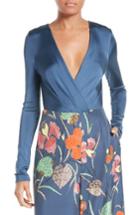 Women's Diane Von Furstenberg Lala Bodysuit, Size - Blue