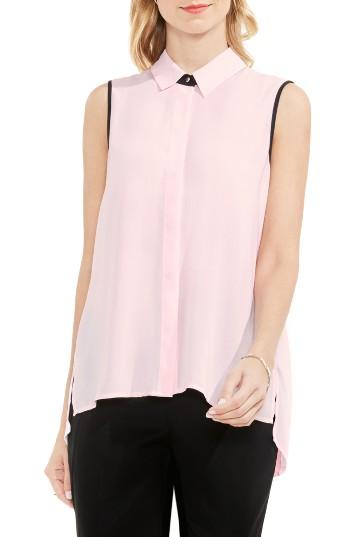 Women's Vince Camuto Pleat Back Blouse - Pink