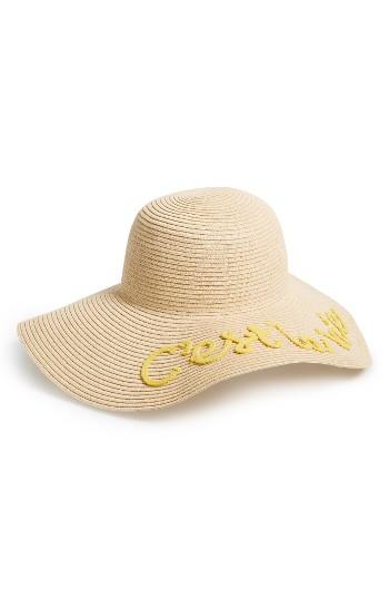Women's Bp. C'est La Vie Floppy Straw Hat -