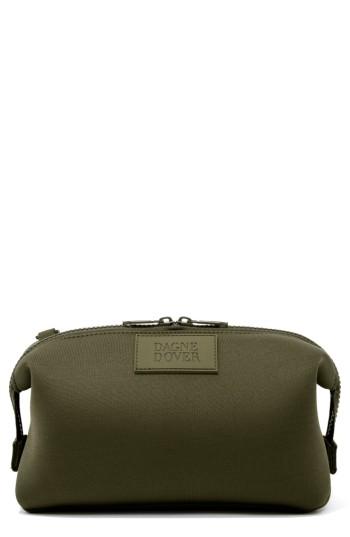 Dagne Dover Large Hunter Neoprene Toiletry Bag, Size - Dark Moss