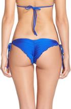 Women's Luli Fama Side Tie Brazilian Bikini Bottoms - Blue