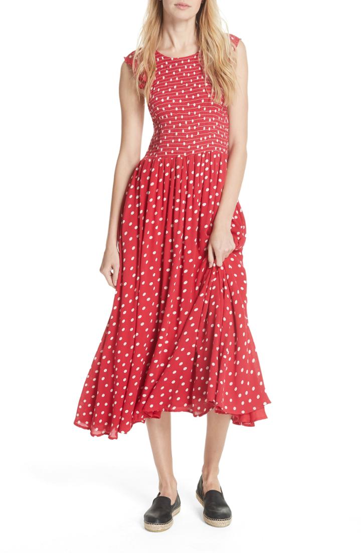 Women's Free People Butterflies Midi Dress