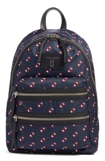 Marc Jacobs Logo Scream Biker Backpack -
