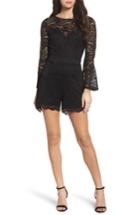 Women's Fraiche By J Bell Sleeve Lace Romper