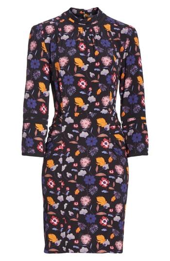 Women's Ba & Sh Maha High Neck Botanical Mini Dress