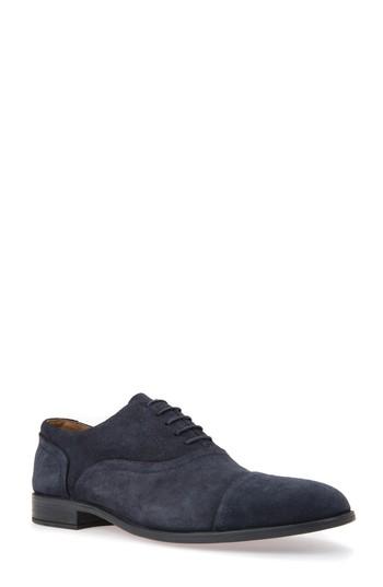 Men's Geox Bryceton 2 Cap Toe Oxford Us / 39eu - Blue