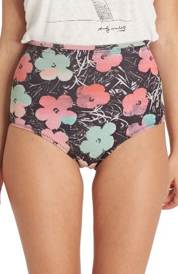 Women's Billabong X Andy Warhol Vintage High Waist Bikini Bottoms
