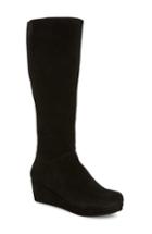 Women's Chocolat Blu Yiga Knee High Wedge Boot M - Black