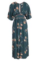 Women's June & Hudson Culotte Jumpsuit - Green