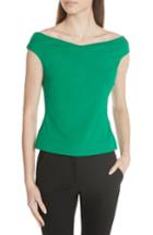 Women's Ted Baker London Teimah Off The Shoulder Bardot Top - Green