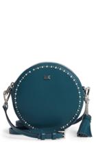Michael Michael Kors Medium Leather Canteen Bag - Blue/green