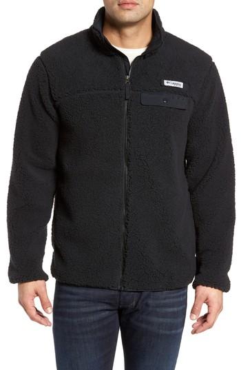 Men's Columbia Harborside Fleece Jacket, Size - Black