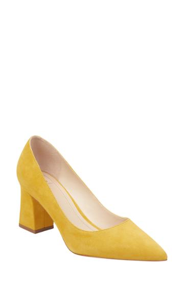 Women's Marc Fisher D 'zala' Pump, Size 8 M - Yellow