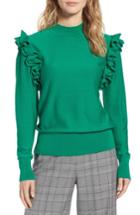Women's Halogen Detachable Sleeve Sweater - Green