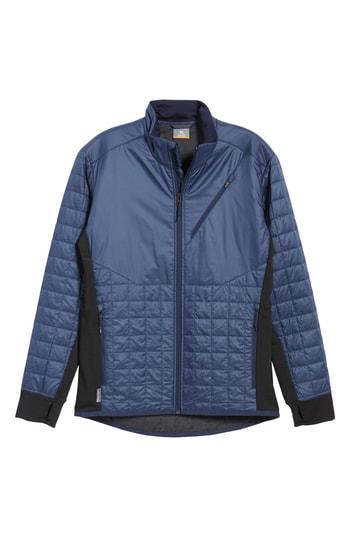 Men's Icebreaker Merinoloft(tm) Helix Midlayer Zip Jacket, Size - Blue