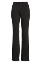 Women's Nydj Marilyn Stretch Twill Straight Leg Pants (similar To 14w) - Black