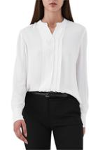 Women's Bobeau Long Sleeve Faux Wrap Knit Top, Size - Red