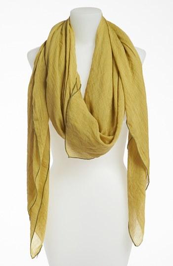 Remi & Reid Scarf Womens Lime/ Olive One Size