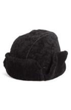 Women's Maison Michel Sofia H Alpaca Blend Earflap Hat - Black