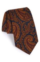Men's Gitman Paisley Silk Tie, Size - Blue