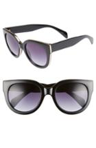Women's Leith 54mm Round Sunglasses - Black Ombre