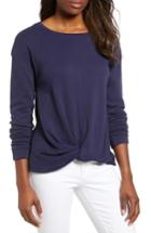 Women's Caslon Twist Front Sweatshirt - Blue