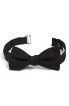 Men's Gitman Silk Bow Tie, Size X-long - Black