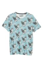 Men's Ted Baker London Flute Blue Heron Print T-shirt