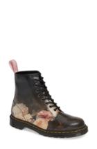 Women's Dr. Martens 1460 Power Floral Leather Boot Us/ 3uk - Black