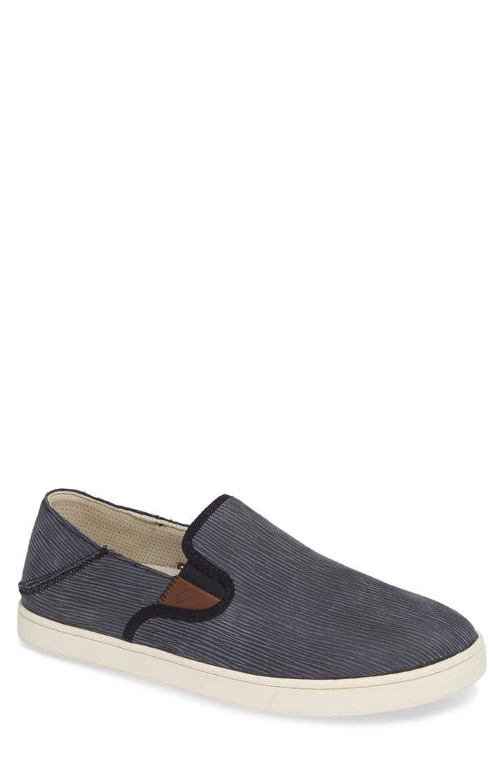 Men's Olukai Kahu Kai Collapsible Slip-on Sneaker .5 M - Grey