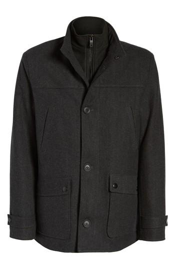 Men's Reaction Kenneth Cole Button Front Coat - Grey