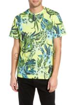 Men's Topman Classic Floral Shirt - Green