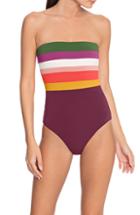 Women's Robin Piccone One-piece Bandeau Swimsuit - Pink