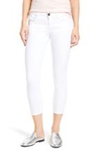 Petite Women's Kut From The Kloth Crop Skinny Jeans P - White