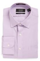 Men's Nordstrom Men's Shop Traditional Fit Non-iron Solid Dress Shirt .5 - 33 - Purple