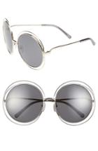 Women's Chloe 62mm Sunglasses - Gold/ Transparent Grey