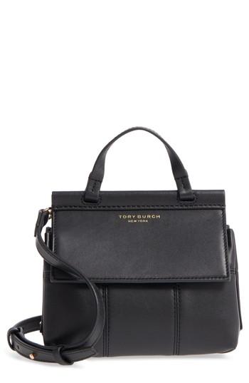 Tory Burch Mini Block-t Leather Satchel -
