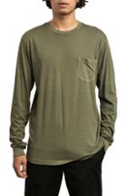 Men's Rvca Ptc Pigment Long Sleeve T-shirt, Size - Green