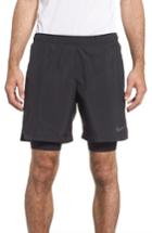 Men's Nike Running Challenger 2-in-1 Shorts - Black