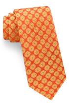 Men's Ted Baker London Daisy Silk Tie, Size - Orange