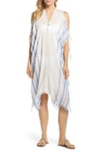 Women's Pool To Party Anytime Cover-up Caftan, Size - Blue