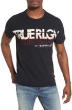Men's True Religion Brand Jeans Retro Logo T-shirt - Black