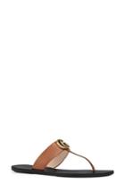 Women's Gucci Marmont T-strap Sandal Us / 34eu - Brown