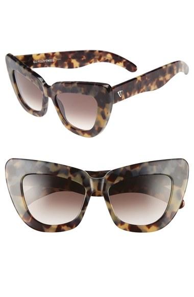 Women's Valley 50mm Genius Child Cat Eye Sunglasses -
